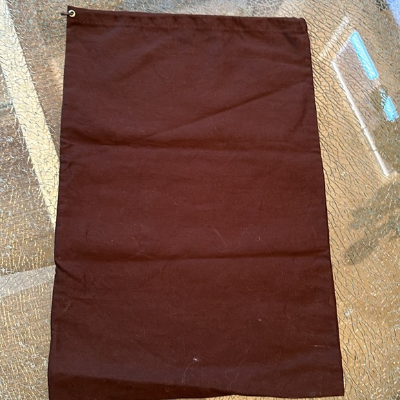 BROWN GUCCI DRAWSTRING DUSTBAG 11.5 X 17 - Picture 3 of 4